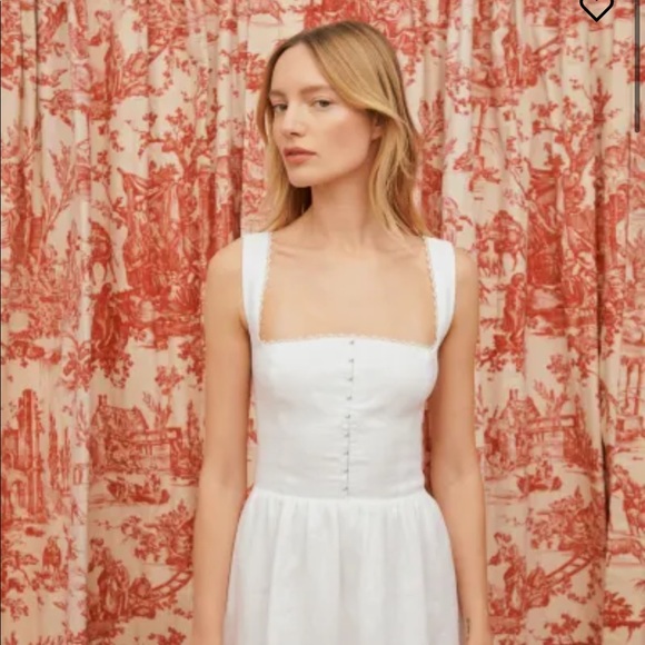 ISO Reformation Tagliatelle Linen Dress - Picture 4 of 4